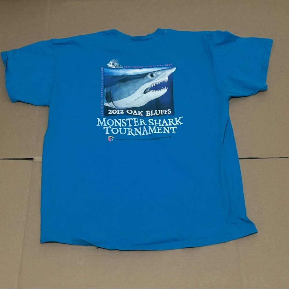Monster Shark Tournament Blue Tee